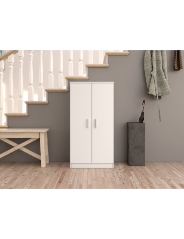 ZAPATERO  2  PUERTAS  BLANCO  108X55X36  7813O