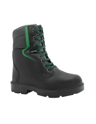 BOTA  PIEL  MOTOSIERRA  S3  PU+PL  38  NEGRA