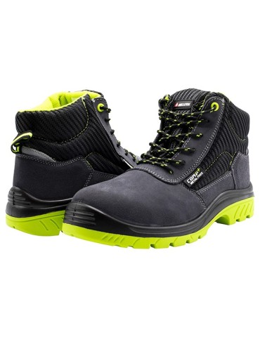 BOTA  PIEL  SERRAJE  +COMP  S1P  GRIS  45  72309