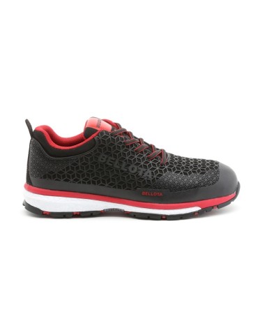 ZAPATO  DEPORTIVO  S3  NEGRO-ROJO  38  72223  CELL