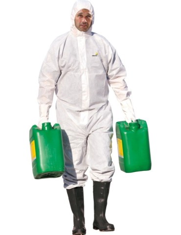 BUZO  DESECHABLE  CAPUCHA  DT  215  XL  BLANCO