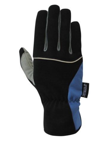 GUANTE  CUERO  ELASTANO  NEGRO  T.8  H260