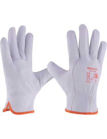GUANTE  PIEL  FLOR  VACUNO  NATURAL  T.9  GP-016C  NC