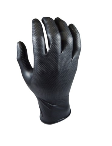 GUANTE  NITRILO  DESECHABL  C/50  M  580  NEGRO