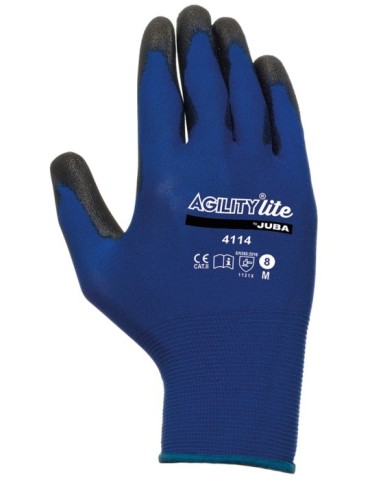 GUANTE  NYLON  LIGERO  PU  PALMA  T.8  H4114