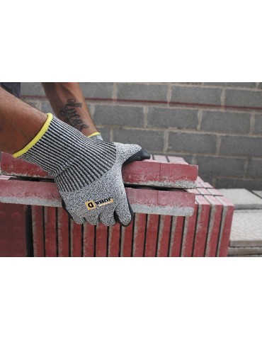 GUANTE  FIBRA  ANTICORTE  PU  T.8  H4580