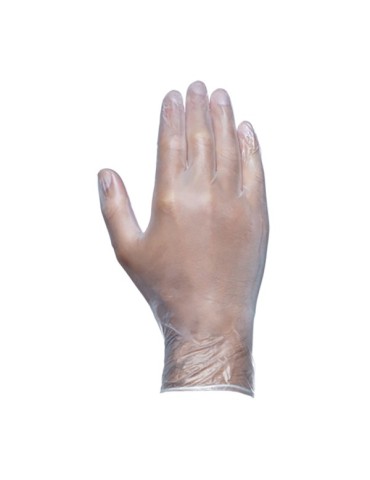 GUANTE  VINILO  DESECHABLE  C/100  T.9  550  NATURAL