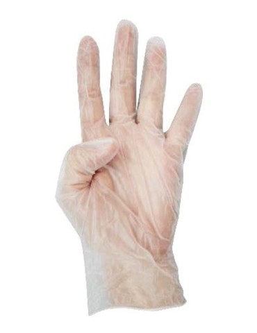 GUANTE  VINILO  DESECHABLE  C/100  XL  CU-GDVIN-TR-BASP