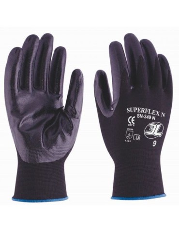 GUANTE  NYLON  S/COSTURAS  T.10  SN-349N