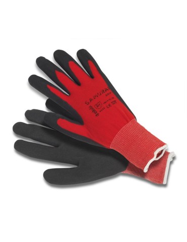 GUANTE  NYLON  NITRILO  PALMA  ROJ  T.8  803  GRIP