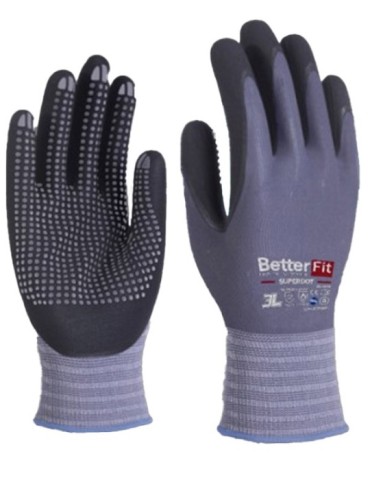 GUANTE  NYLON  NITRILO  FOAM  T.9  BL-008