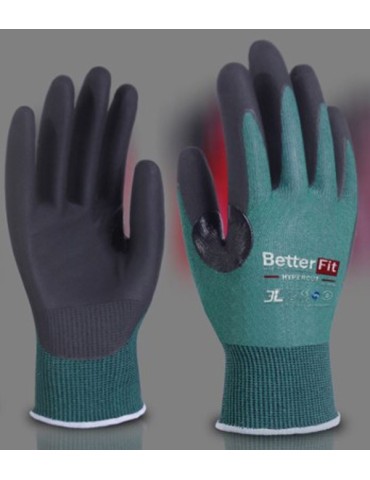 GUANTE  NYLON  FOAM  NIVEL  3-B  T.8  BL-004