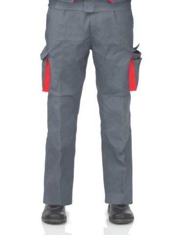 PANTALON  TERGAL  CARGO  GRIS/RJO  T56  PRGM33GR