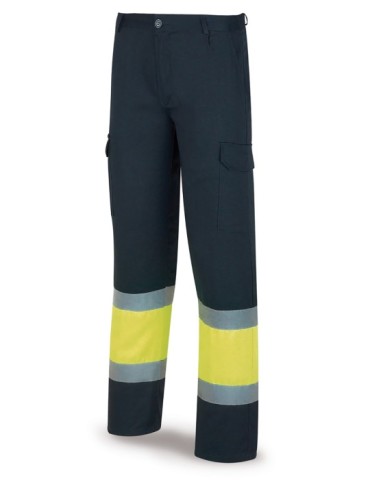 PANTALON  A.VISIBILIDAD  AMARILLO  AZUL  52  388-PFY