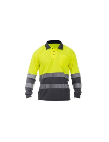 POLO  AV  M/LARGA  AMARILLO/AZUL  XL  HV  POLO  L/S
