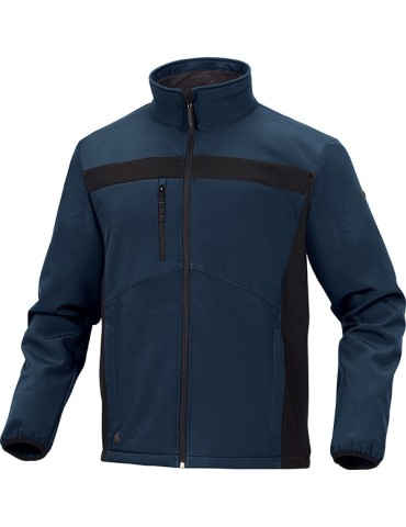 CHAQUETA  CORTAVIENTO  SOFTSHELL  M  AZUL-NEGRO