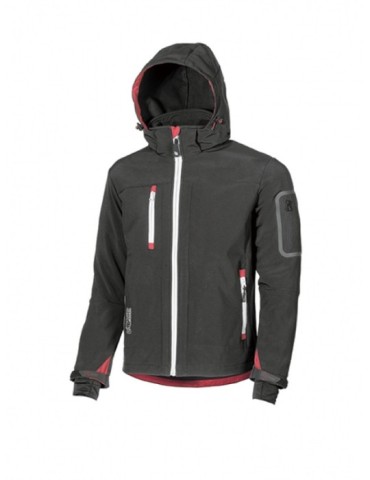 CHAQUETA  SOFTSHELL  CAPUCHA  M  NEGRA