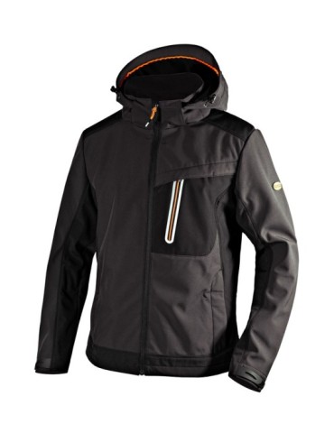 CHAQUETA  SOFTSHELL  CARBON  XXL  ASPHALT