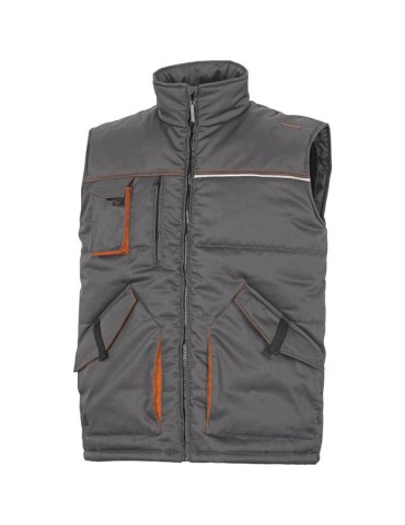 CHALECO  MULTIBOLSILLOS  MACH  XXL  GRIS-NARANJA