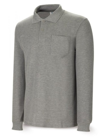 POLO  M/LARGA  ALGODON  GRIS  XXL  1288  POLGML
