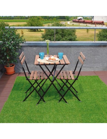 LOSETA  CESPED  ARTIFICIAL  40X40X4.5  GREEN  PLATE