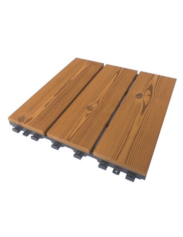 LOSETA  MADERA  TERMOTRATADA  PACK  6  UDS  30X30X2.5  SMARTDECK