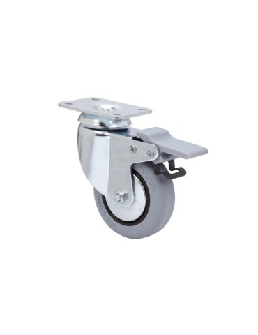 RUEDA  GOMA  GRIS  (B)  80  MM  BH(1-0386)