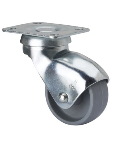 RUEDA  PLASTICO  GRIS  (A)  25  MM  H(1-0238)