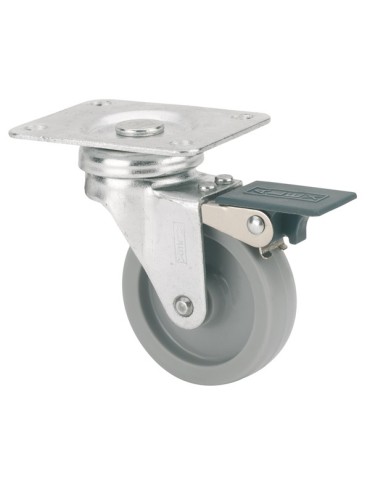 RUEDA  PLASTICO  GRIS  (B)  60  MM  B(1-0543)