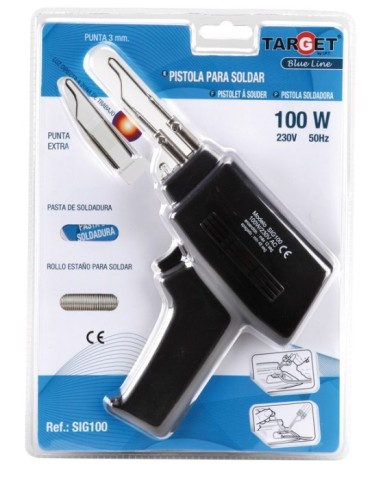 SOLDADOR  PISTOLA  PUNTA  INTERC  100  W  SIG100