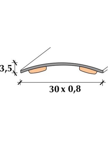 TAPAJUNTAS  INOX  M/C  ADH  83  30  MM  11006B