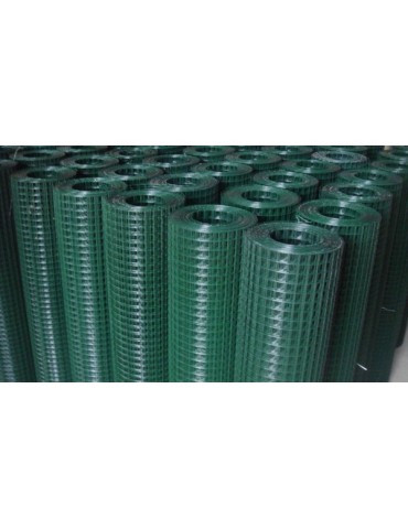 MALLA  SOLDADA  PLASTIF  R25X1,2M  16X16X1,2  VERDE