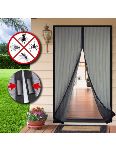 MOSQUITERA  CON  VELCRO/IMAN  NEG  100X210CM  602310061022