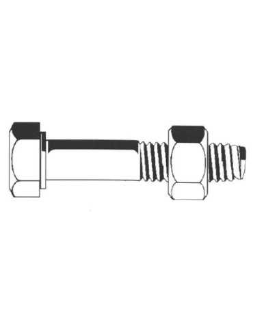 TORNILLO  C/HEXAG  DIN931  8.8  ZN  M14X120  C/25