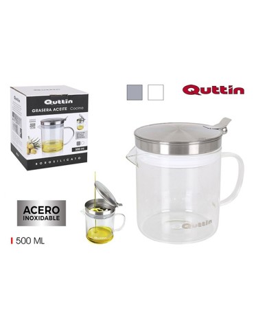 GRASERA  VIDRIO/INOX  500  ML  BQ01019972964