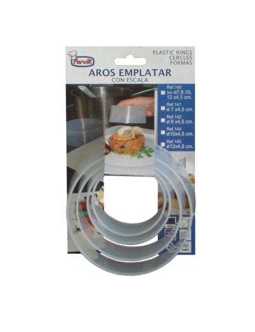 ARO  EMPLATAR  PLASTICO  SET  4  U  -  140