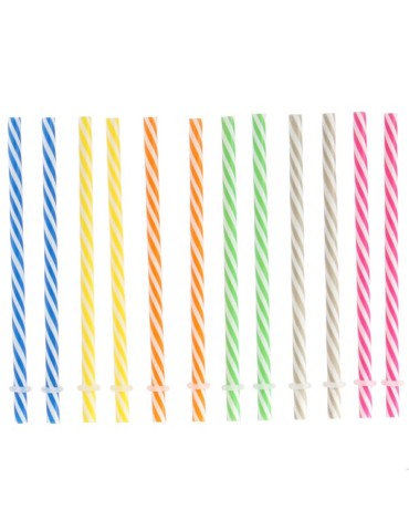 PAJITAS  REUTILIZABLES  SET-12  -  KA1917