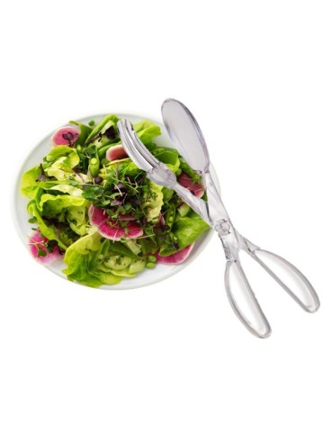 PINZAS  ENSALADA  TRASLUCIDAS  28  CM  41812