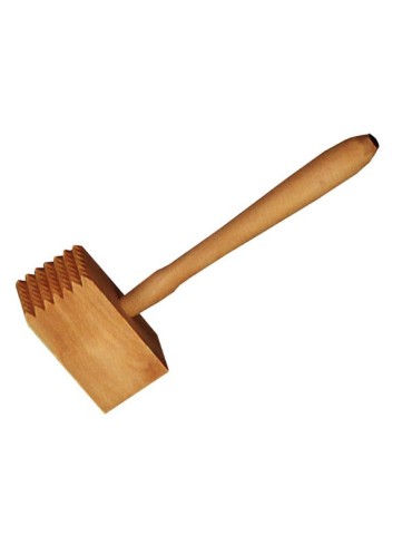 MAZA  MADERA  PICAR  CARNE  26X9  CM  8031