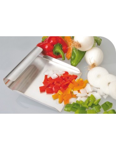 PALA  RECOGE  VERDURAS  INOX  24X15  CM  722224