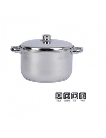 CACEROLA  INOX  VULCANO  22  CM  3911