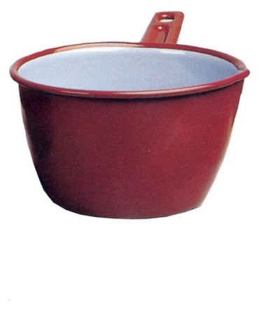 CAZO  M/PICO  ESMALTE  MARRON  14  CM  TEJA