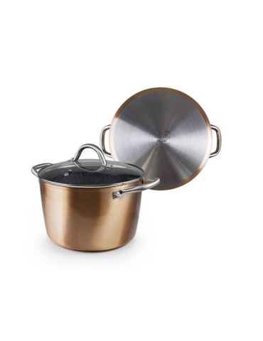 OLLA  INDUC.  ALUMINIO  COBRE  20  CM  495520