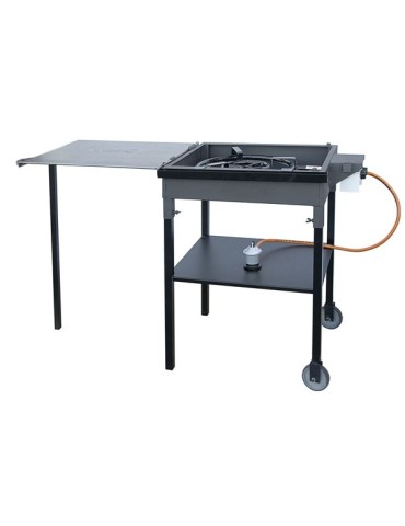 PAELLERO  GAS  PLANCHA  C/RUEDAS  -  33702