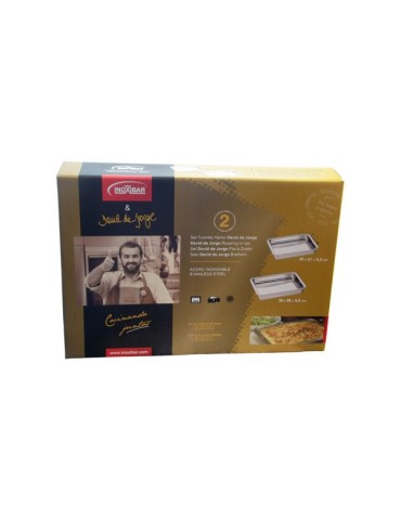 RUSTIDERA  INOX  SET-2  ESTUCHE  30-35  CM  90168