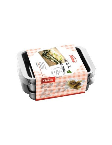 RUSTIDERA  INOX  RACION  SET-3  18X13  CM  59272