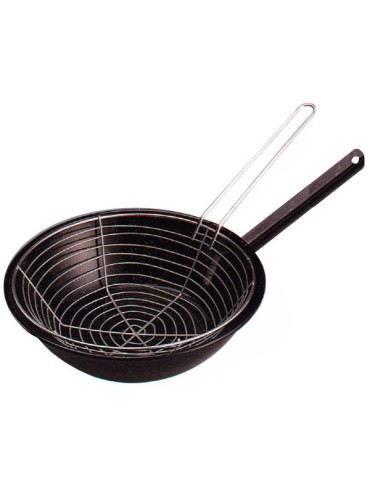 SARTEN  ANTIADH.  C/CESTILLO  29A  28  CM  20728