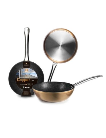 SARTEN  HONDA  INDUC.  ALUM  COBRE  28  CM  495328