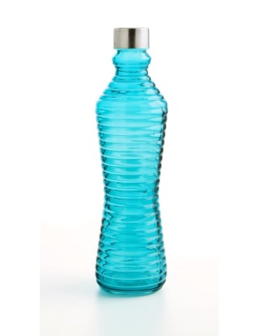 BOTELLA  VIDRIO  AZUL  TURQUESA  1  L  7522007