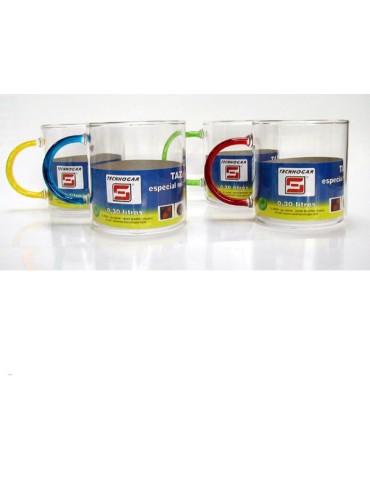 TAZA  VIDRIO  COLOR  MICRO  VITRO  0,3  L  01736